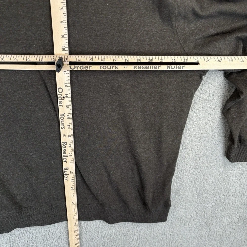 The Normal Brand Sweater Mens 2XL Brown 1/4 Zip Fleece Pullover Casual